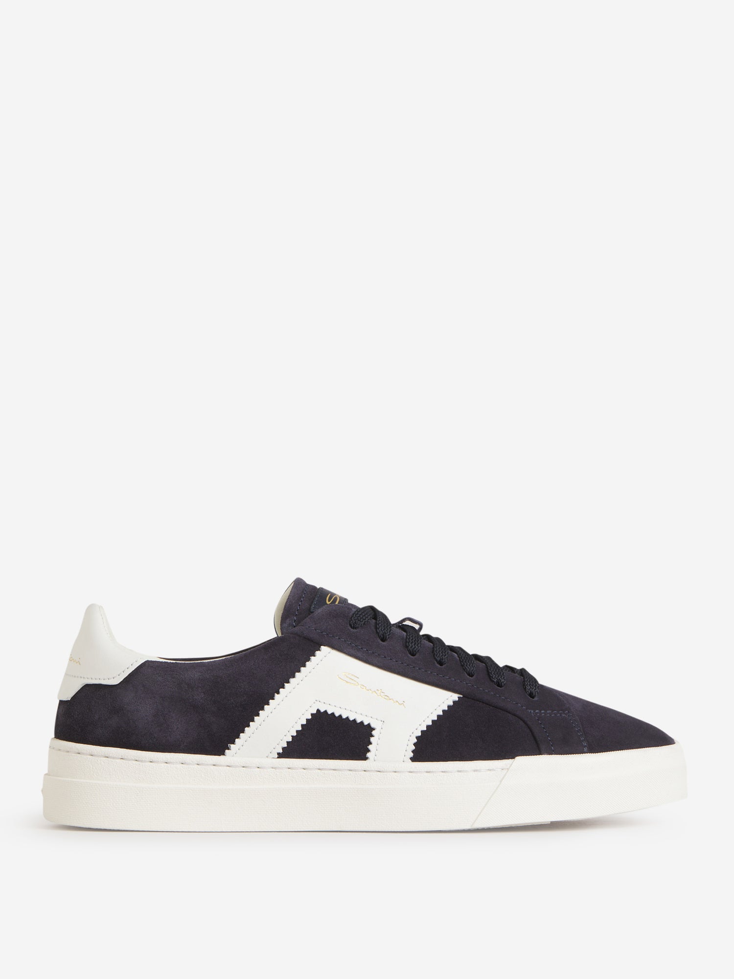 Santoni Sneakers Paneles Piel color Azul Noche sku 616-002192 01 - Foto 1