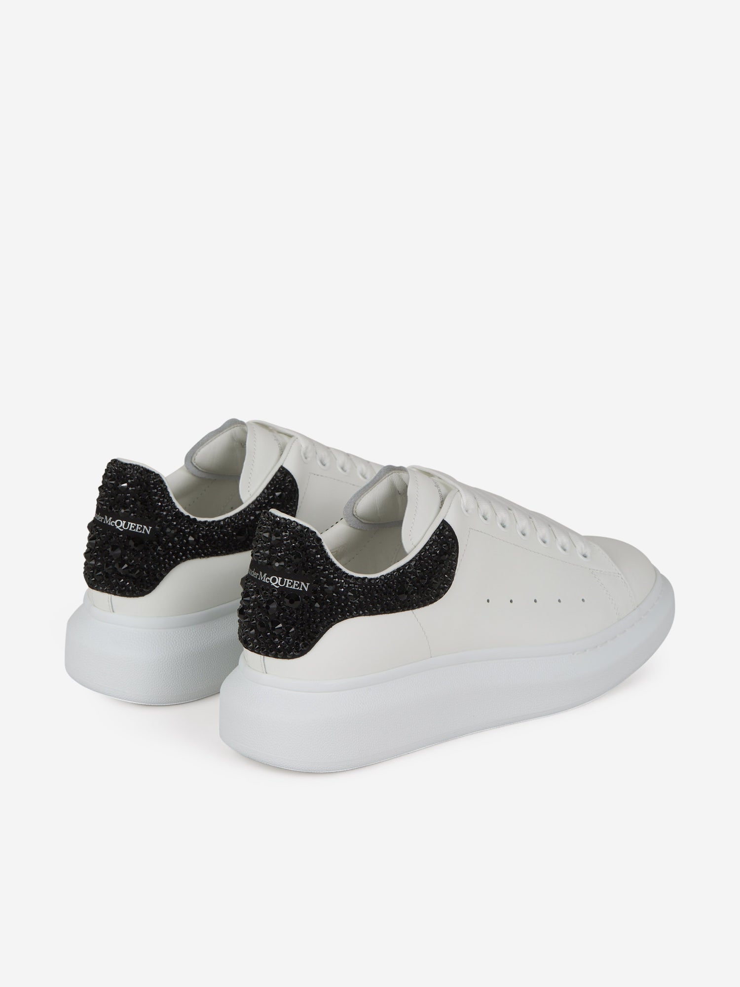 Alexander McQueen Sneakers Oversized Cristales color Negro sku 616-002199 01 - Foto 3