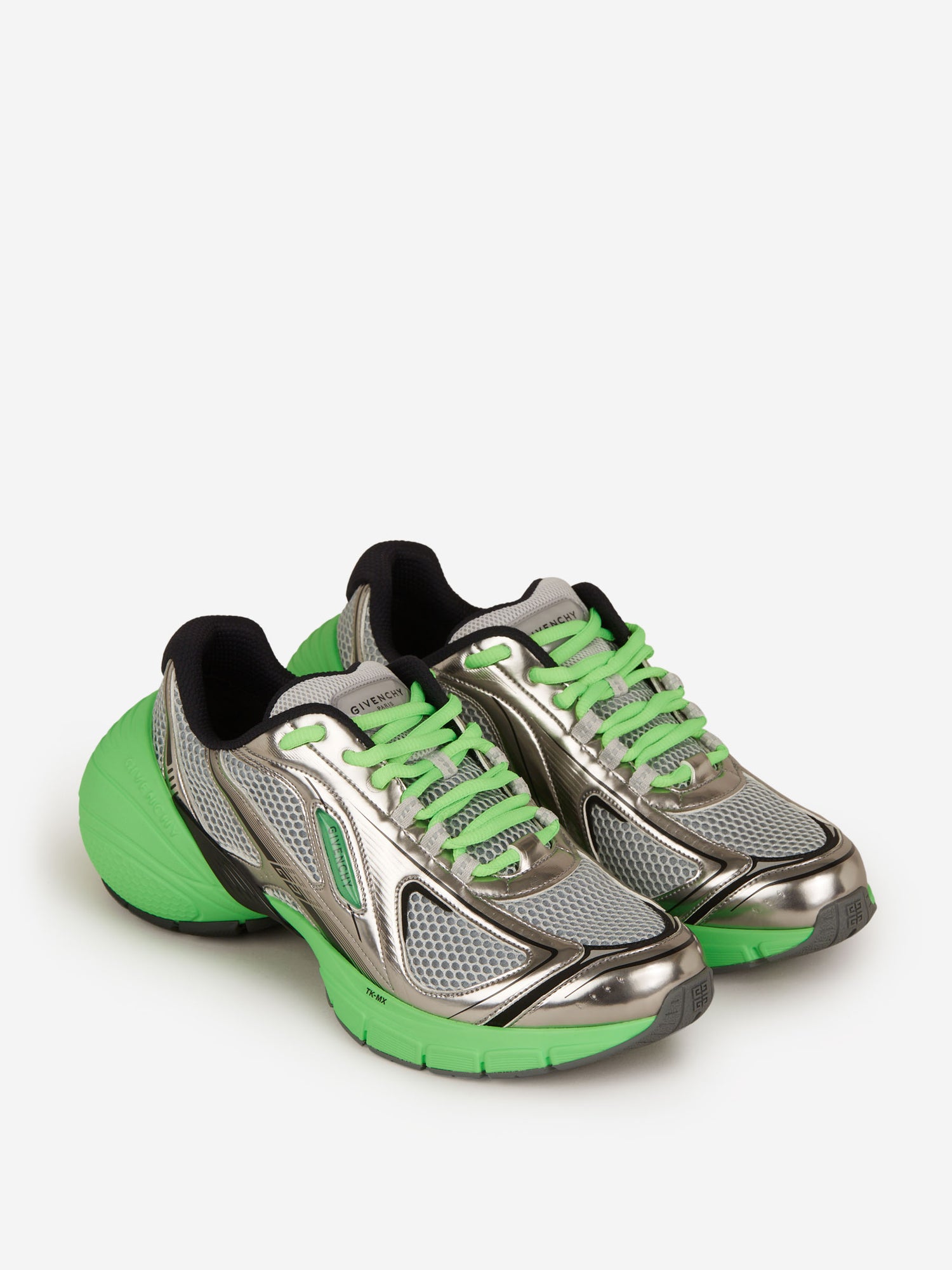 Outlet online Givenchy Hombre Sneakers TK-MX Runner color Verde Claro sku 616-002243 01 - Foto 2