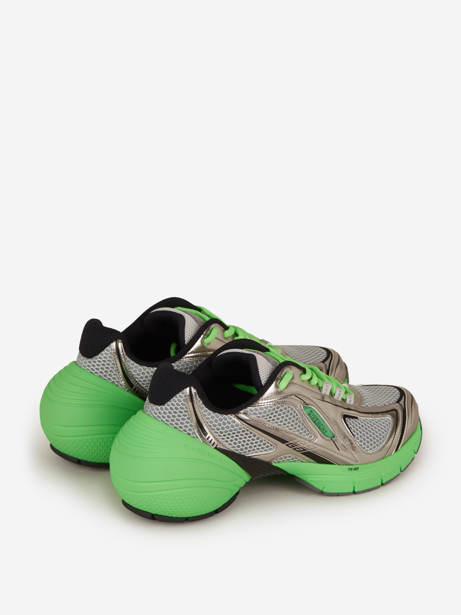 Outlet online Givenchy Hombre Sneakers TK-MX Runner color Verde Claro sku 616-002243 01 - Foto 3