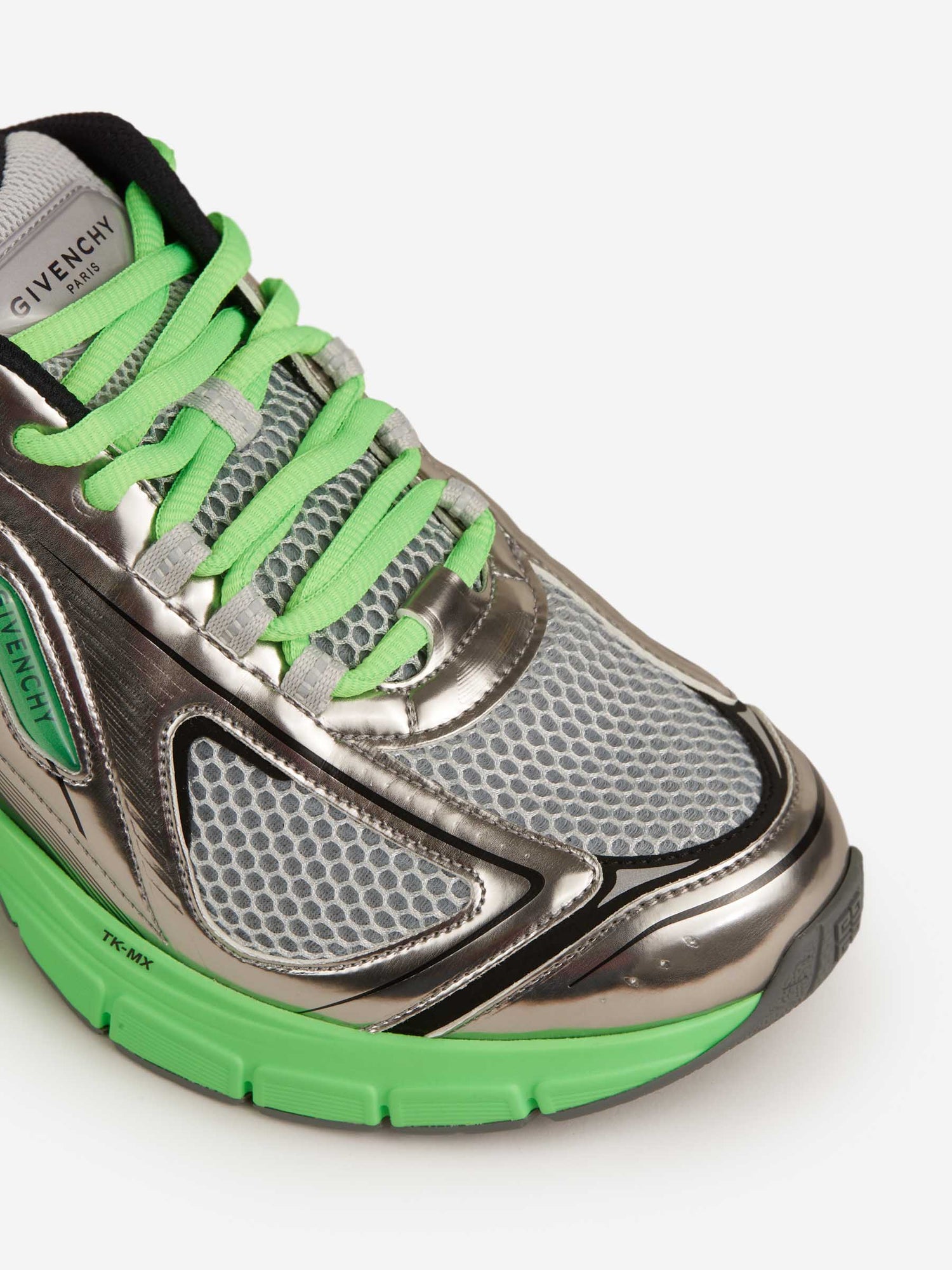 Outlet online Givenchy Hombre Sneakers TK-MX Runner color Verde Claro sku 616-002243 01 - Foto 4