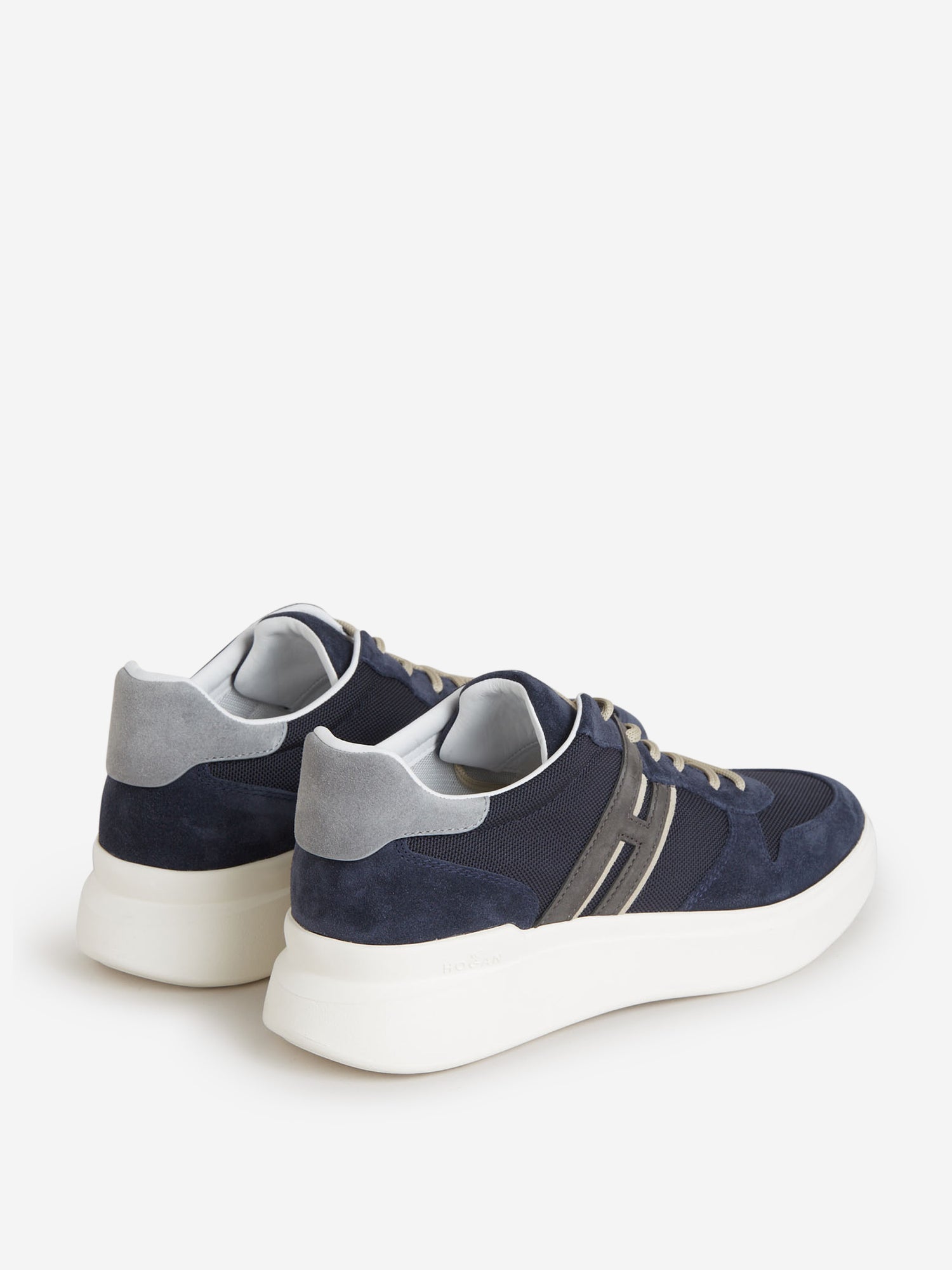 Outlet online Hogan Hombre Sneakers H580 Piel color Azul Noche sku 616-002252 01 - Foto 3