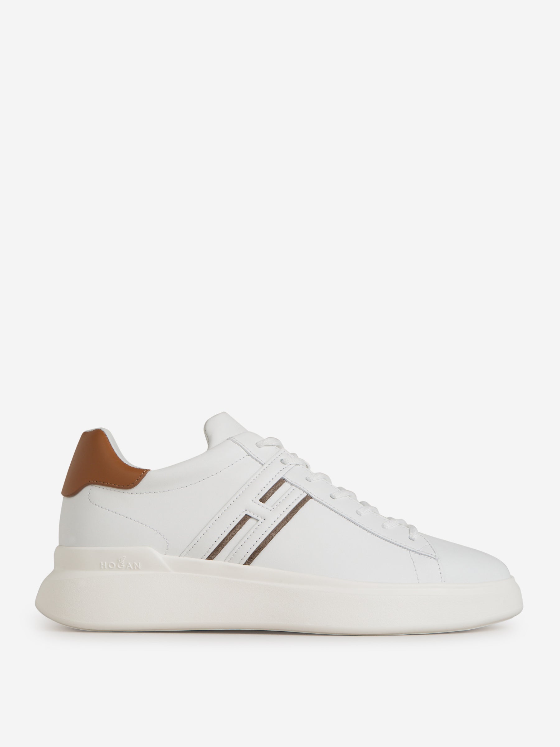 Outlet online Hogan Hombre Sneakers H580 Piel color Blanco sku 616-002253 01 - Foto 1