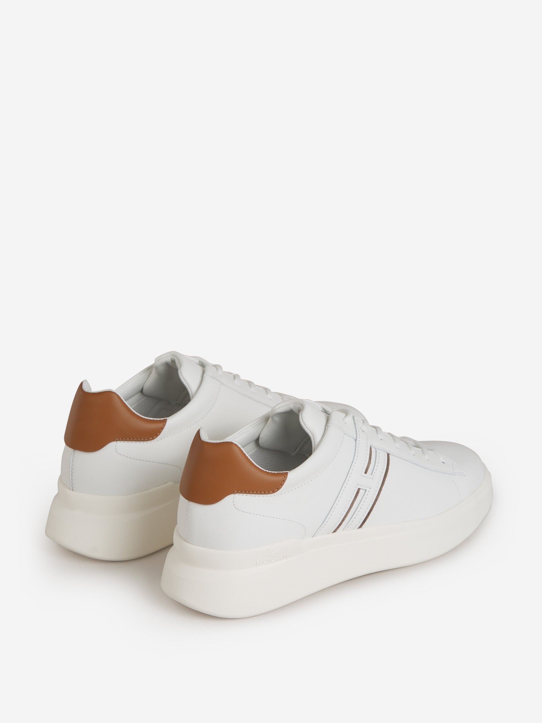 Outlet online Hogan Hombre Sneakers H580 Piel color Blanco sku 616-002253 01 - Foto 3