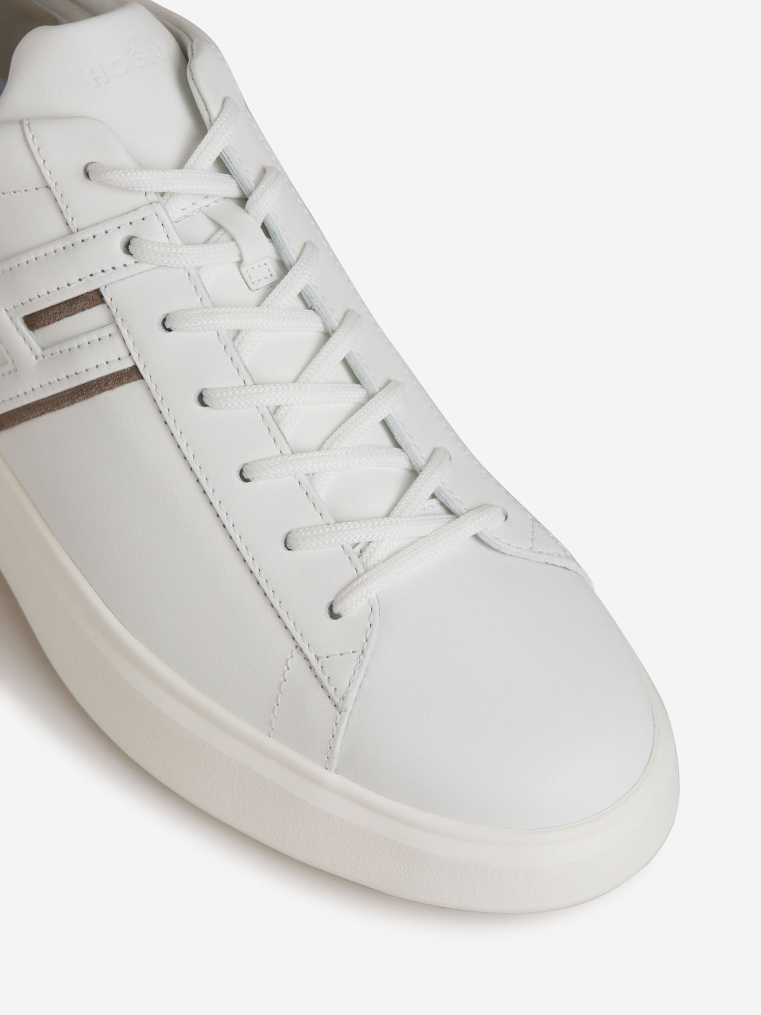 Outlet online Hogan Hombre Sneakers H580 Piel color Blanco sku 616-002253 01 - Foto 4