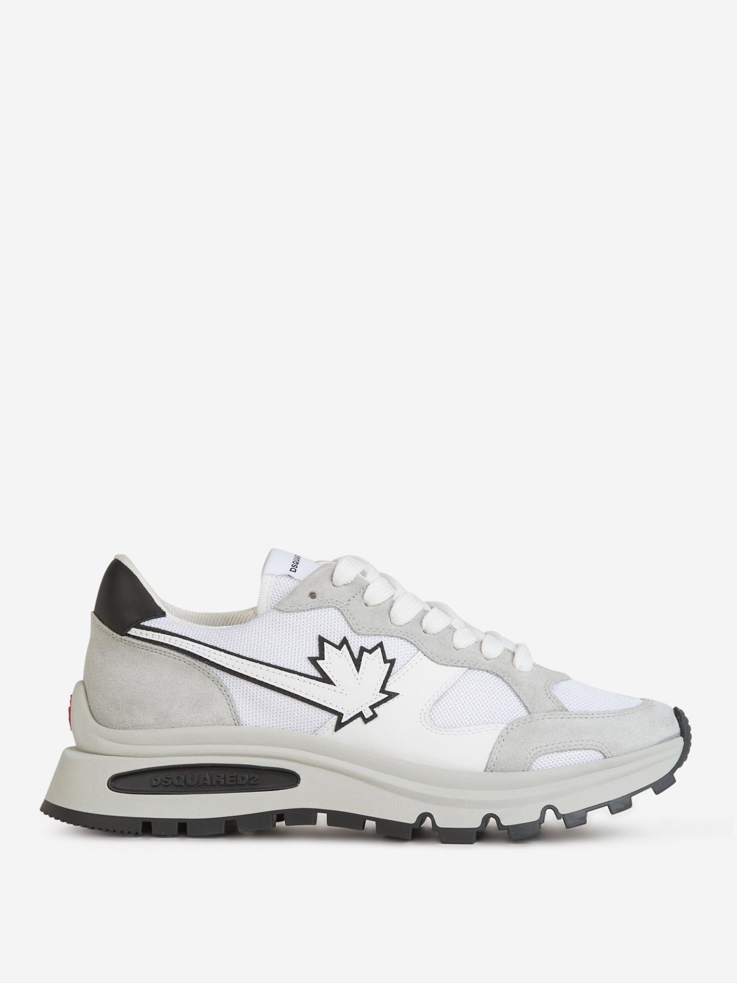 Outlet online Dsquared2 Hombre Sneakers Run Leaf color Blanco sku 616-002271 01 - Foto 1
