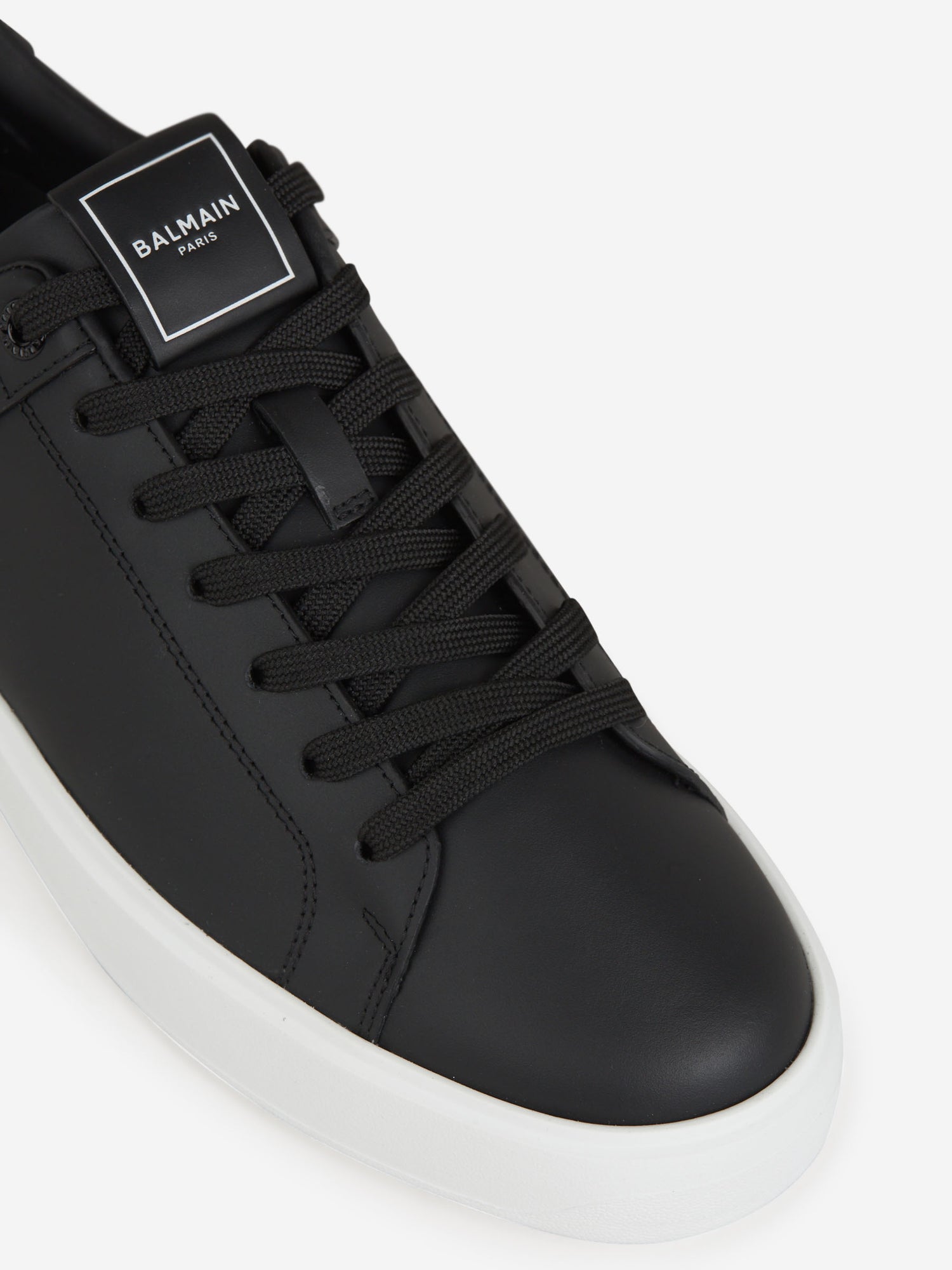 Outlet online Balmain Hombre Sneakers B-Court color Negro sku 616-002282 01 - Foto 4