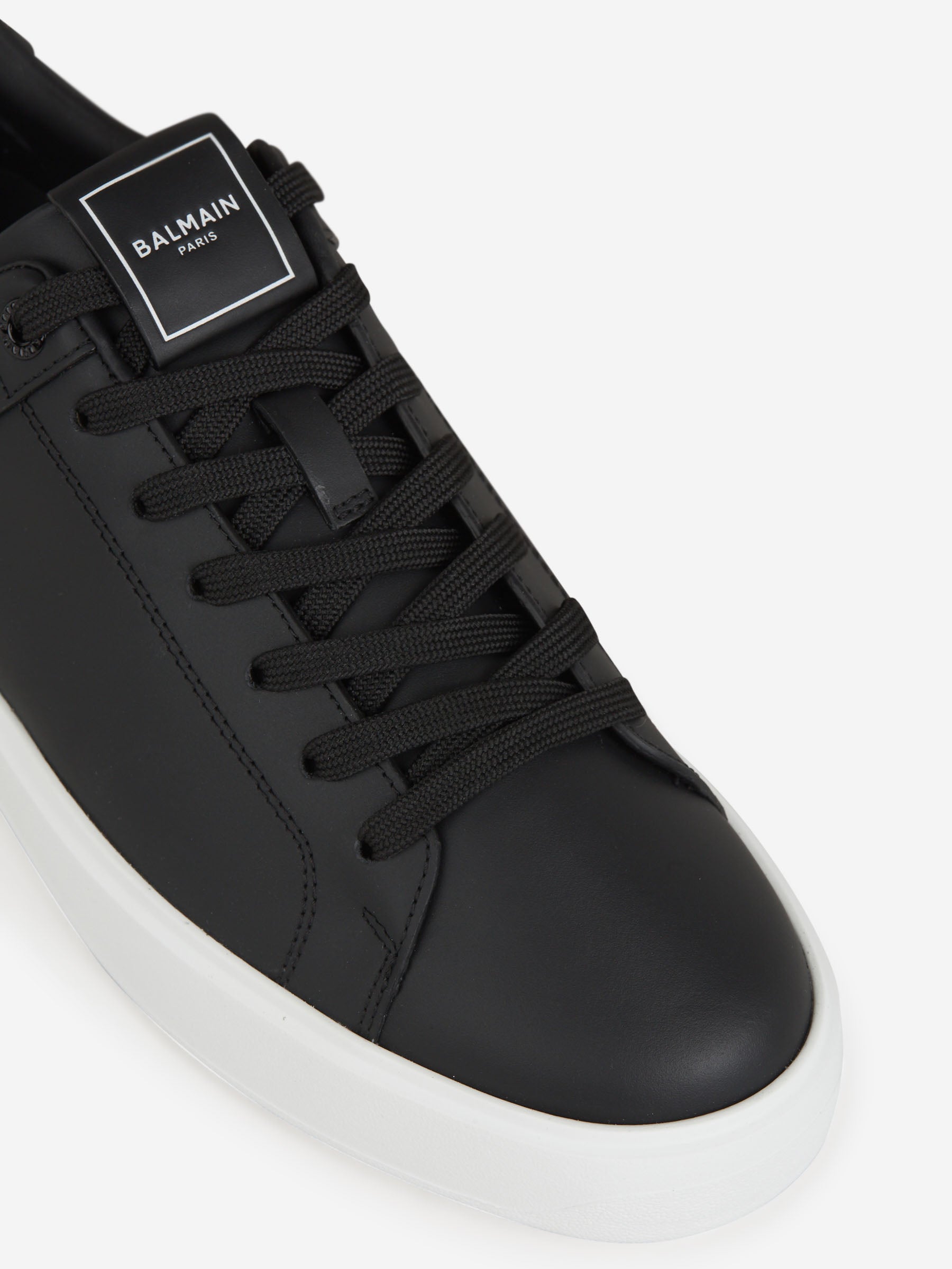 Outlet online Balmain Hombre Sneakers B-Court color Negro sku 616-002282 01 - Foto 4