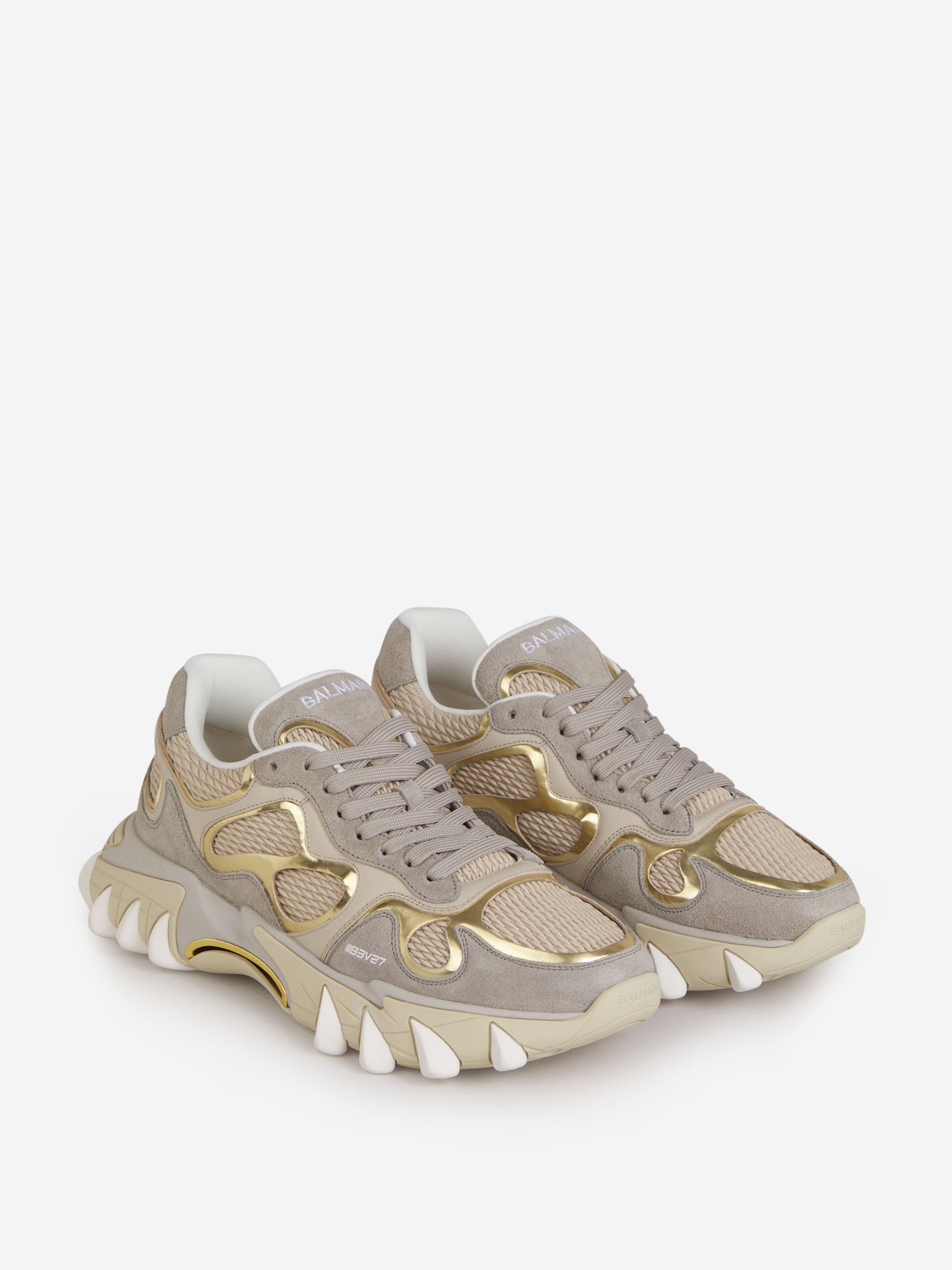 Outlet online Balmain Hombre Sneakers B-East color Dorado sku 616-002284 01 - Foto 2