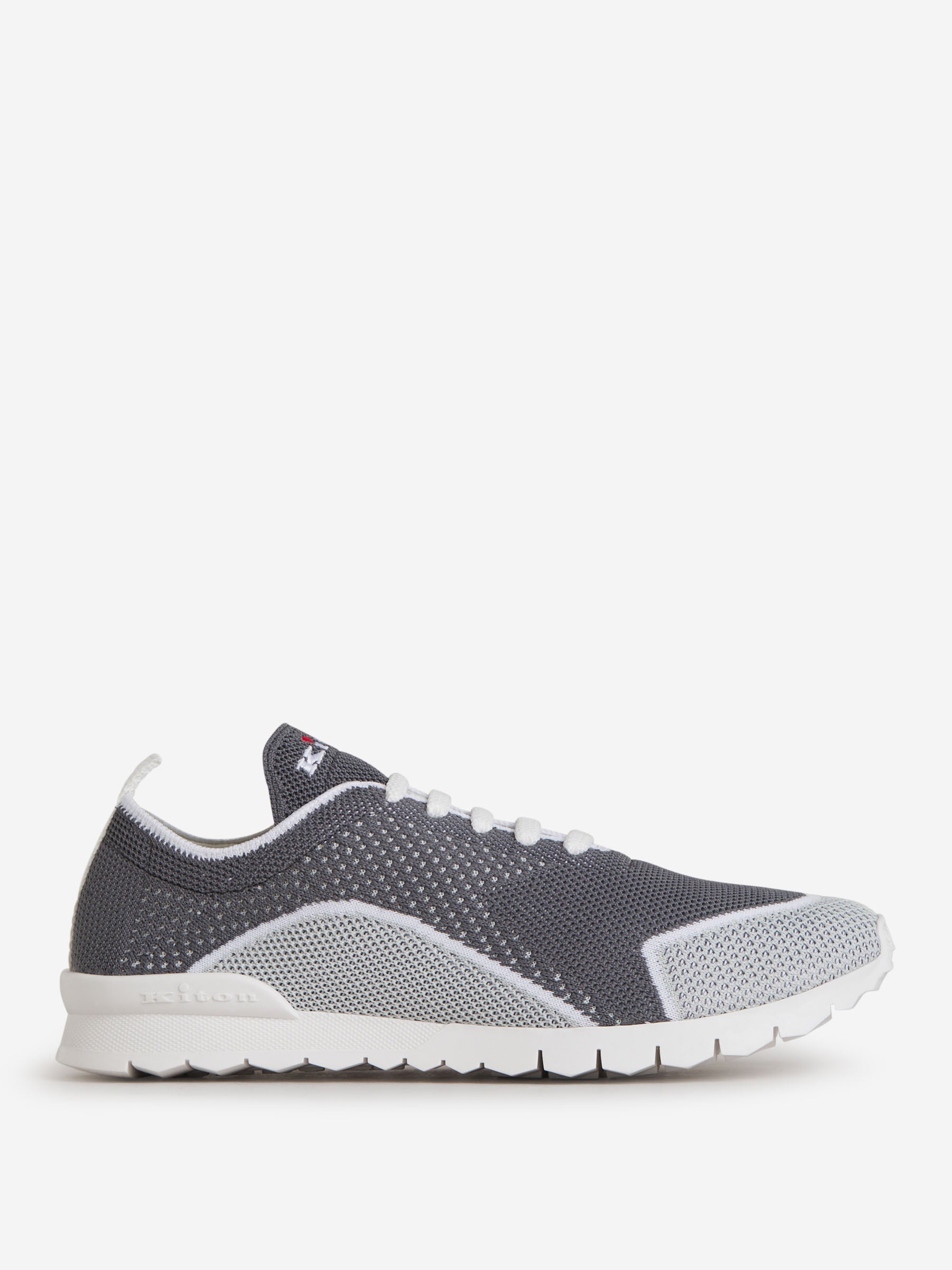 Outlet online Kiton Hombre Sneakers Punto color Gris Carbón sku 616-002286 01 - Foto 1