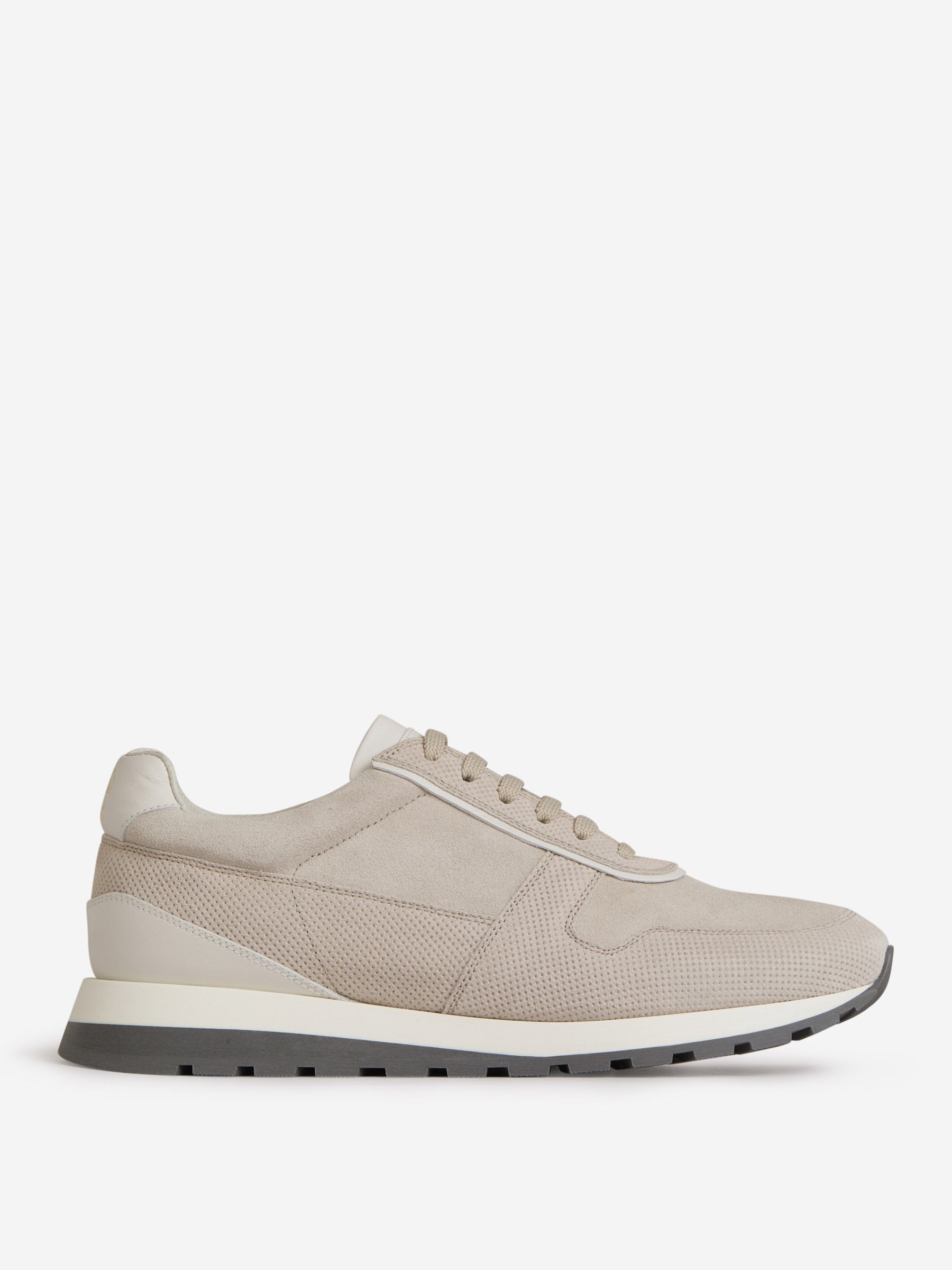 Outlet online Brunello Cucinelli Hombre Sneakers Runner Ante color Gris Piedra sku 616-002339 01 - Foto 1