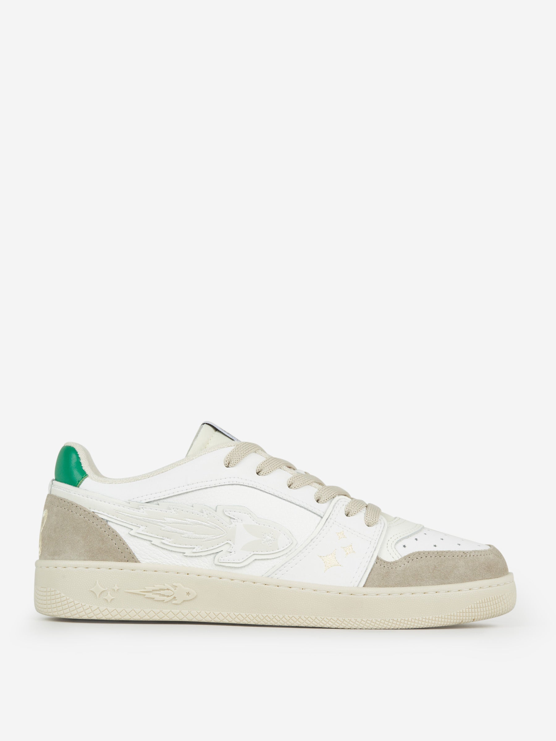Outlet online Enterprise Japan Hombre Sneakers Rocket Piel color Blanco sku 616-002353 01 - Foto 1