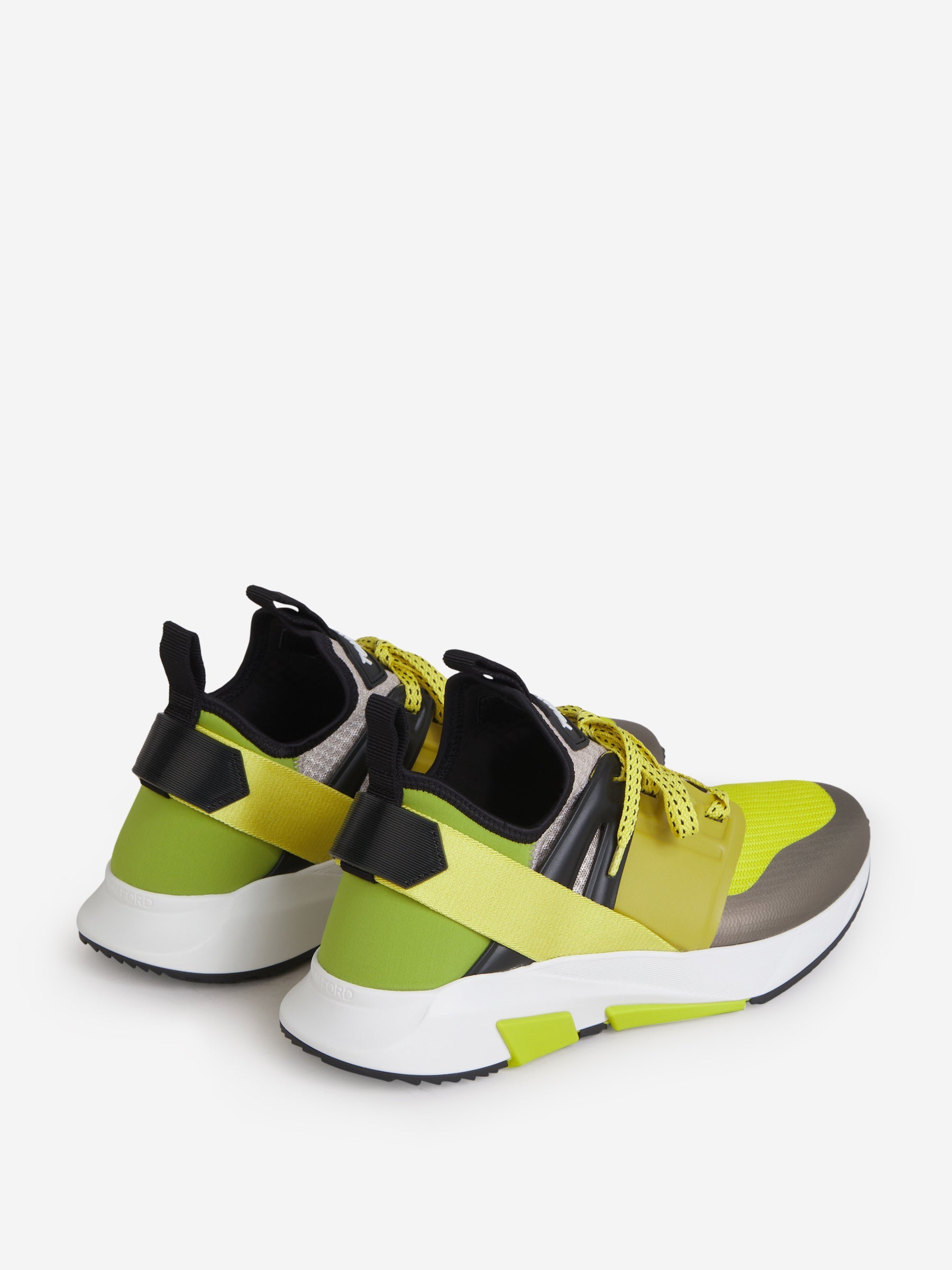 Outlet online Tom Ford Hombre Sneakers Jago Neopreno color Amarillo sku 616-002425 01 - Foto 3
