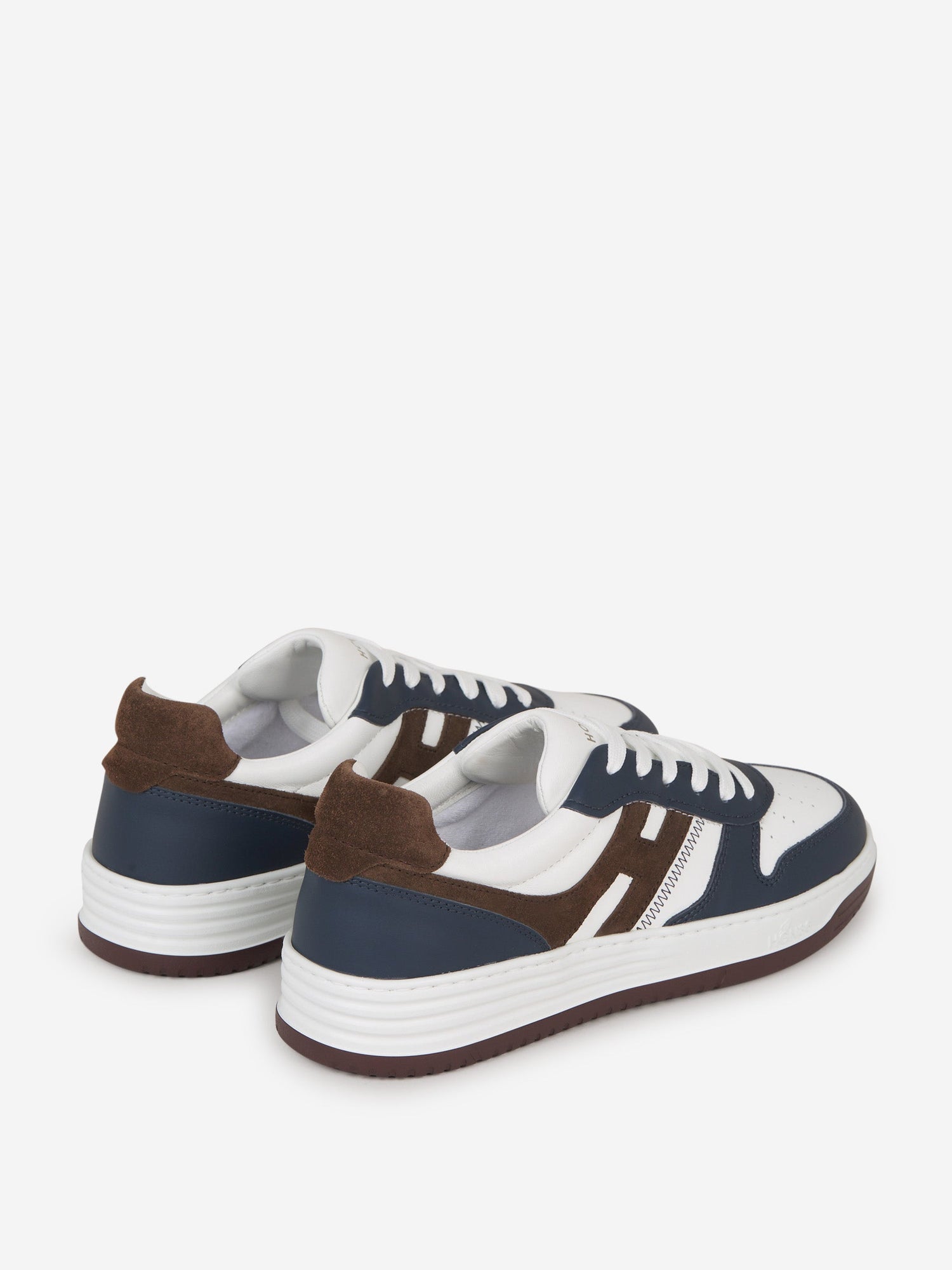 Outlet online Hogan Hombre Sneakers H630 Piel color Azul Noche sku 616-002430 01 - Foto 3