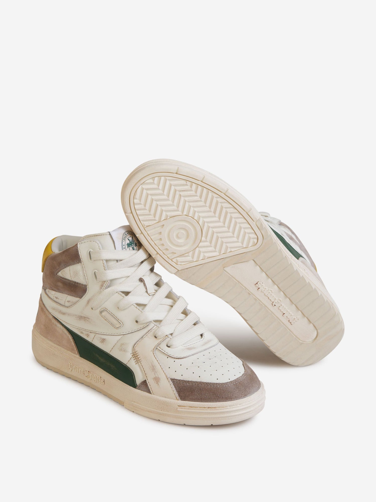 Outlet online Palm Angels Hombre Sneakers University Old School color Blanco sku 616-002447 01 - Foto 4