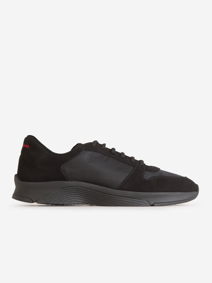 Outlet online Kiton Hombre Sneakers Paneles Piel color Negro sku 616-002464 01 - Foto 1