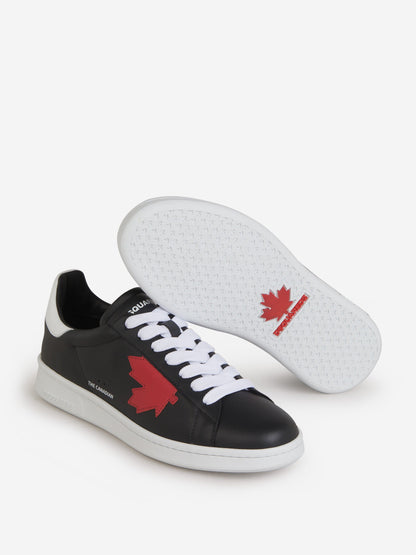 Outlet online Dsquared2 Hombre Sneakers The Boxer color Negro sku 616-002496 01 - Foto 4
