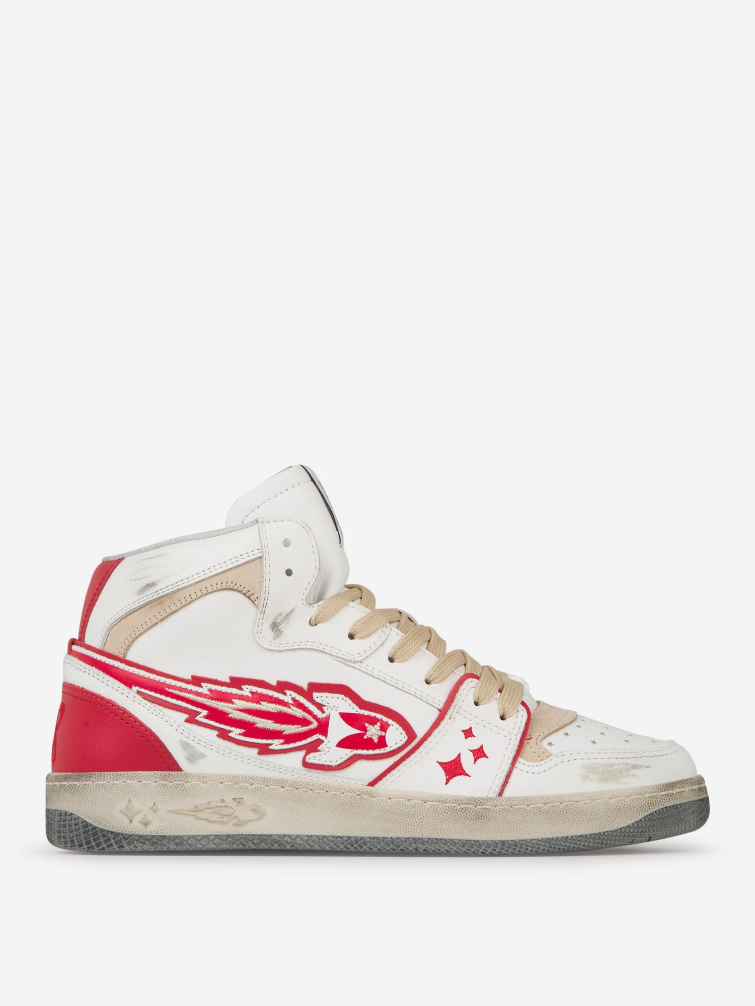 Outlet online Enterprise Japan Hombre Sneakers Egg Rocket Mid color Blanco sku 616-002514 01 - Foto 1
