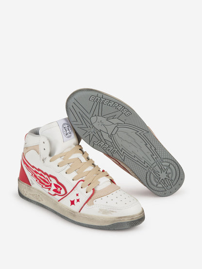 Outlet online Enterprise Japan Hombre Sneakers Egg Rocket Mid color Blanco sku 616-002514 01 - Foto 4