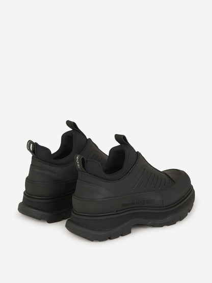Outlet online Alexander McQueen Hombre Sneakers Suela Cuero color Negro sku 616-002525 01 - Foto 3