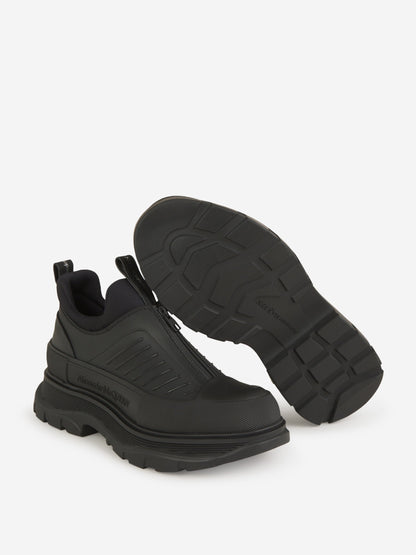Outlet online Alexander McQueen Hombre Sneakers Suela Cuero color Negro sku 616-002525 01 - Foto 4