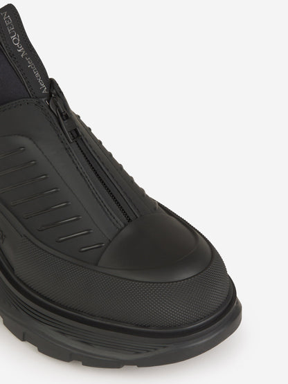 Outlet online Alexander McQueen Hombre Sneakers Suela Cuero color Negro sku 616-002525 01 - Foto 5