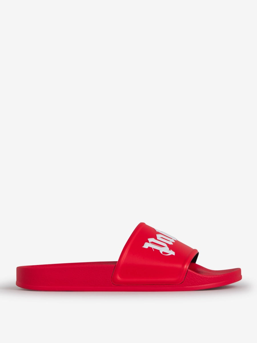 Palm Angels Sandalias Pool Logo color Rojo sku 617-000021 03 - Foto 1