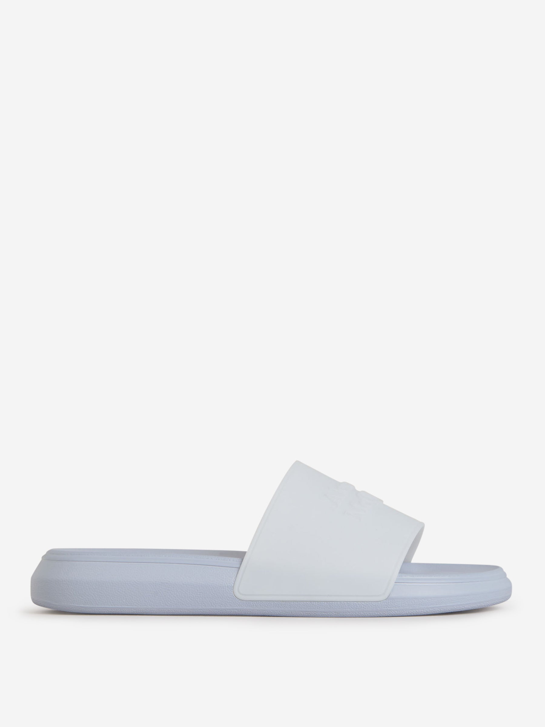 Outlet online Alexander McQueen Hombre Sandalias Pool Logo Tonal color Azul Cielo sku 617-000045 01 - Foto 1