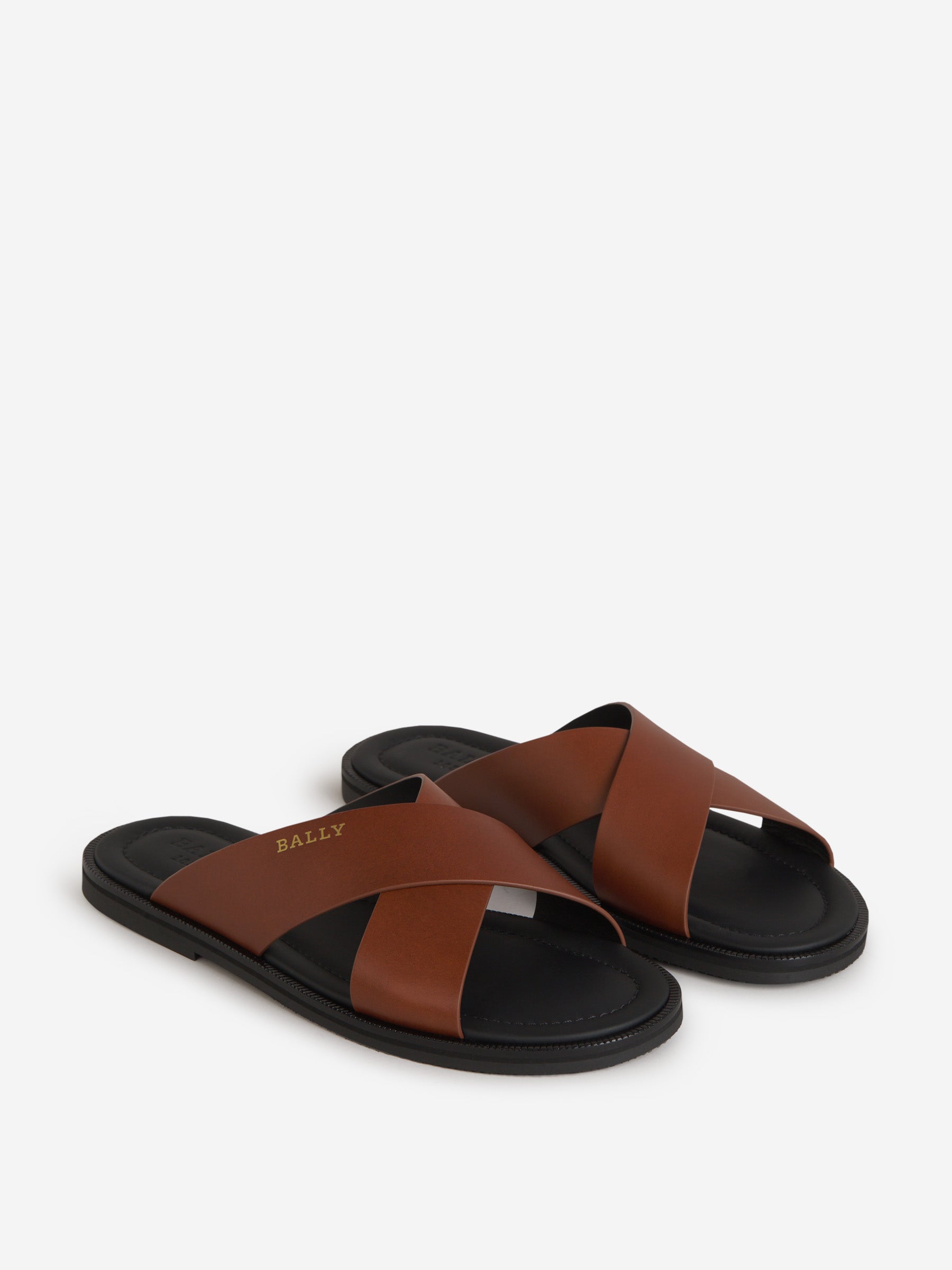 Outlet online Bally Hombre Sandalias Jair Piel color Caramelo sku 617-000056 01 - Foto 2