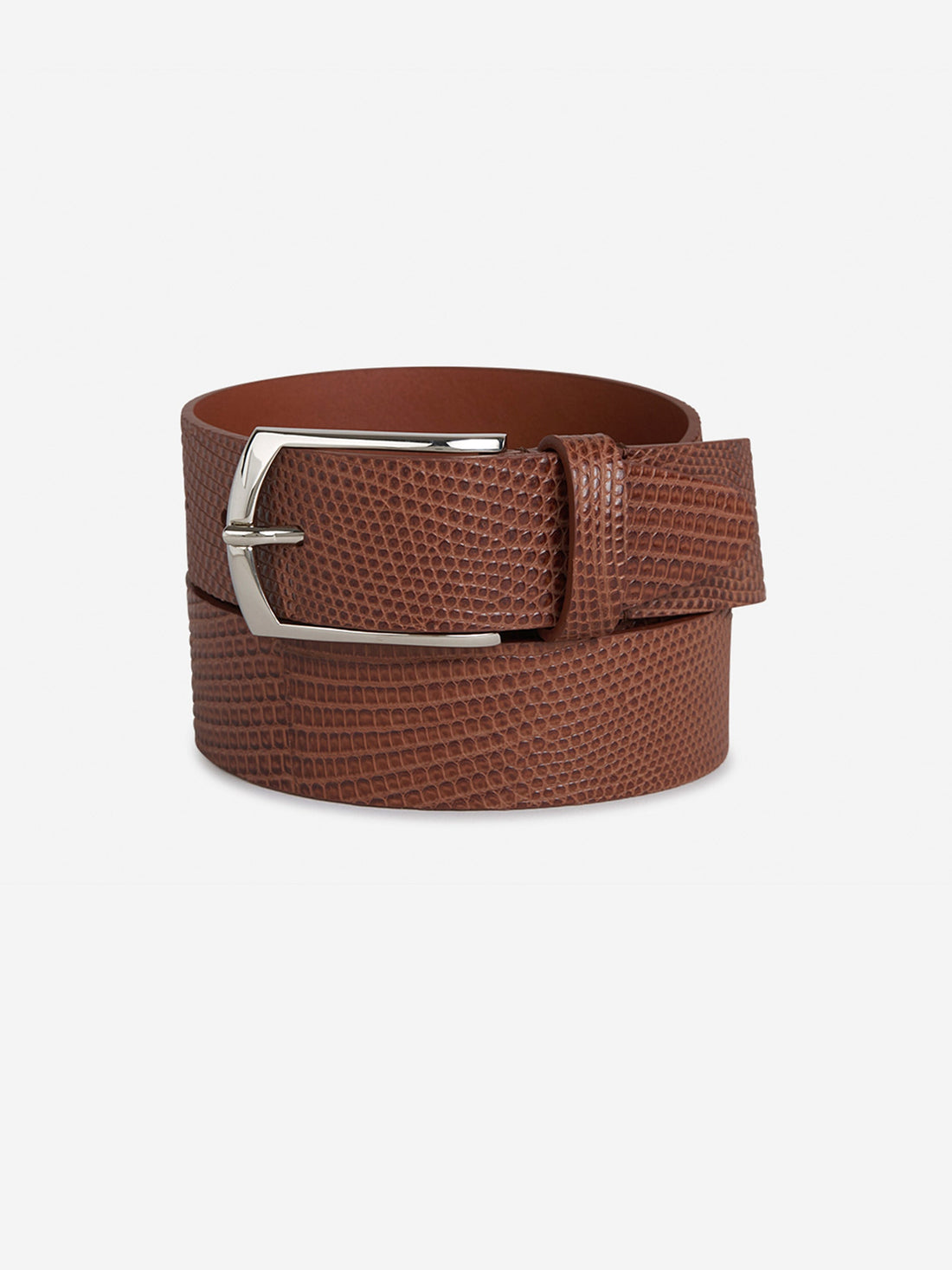 Santa Eulalia Cinturón Piel Efecto Serpiente color Marron sku 622-001017 01 - Foto 1