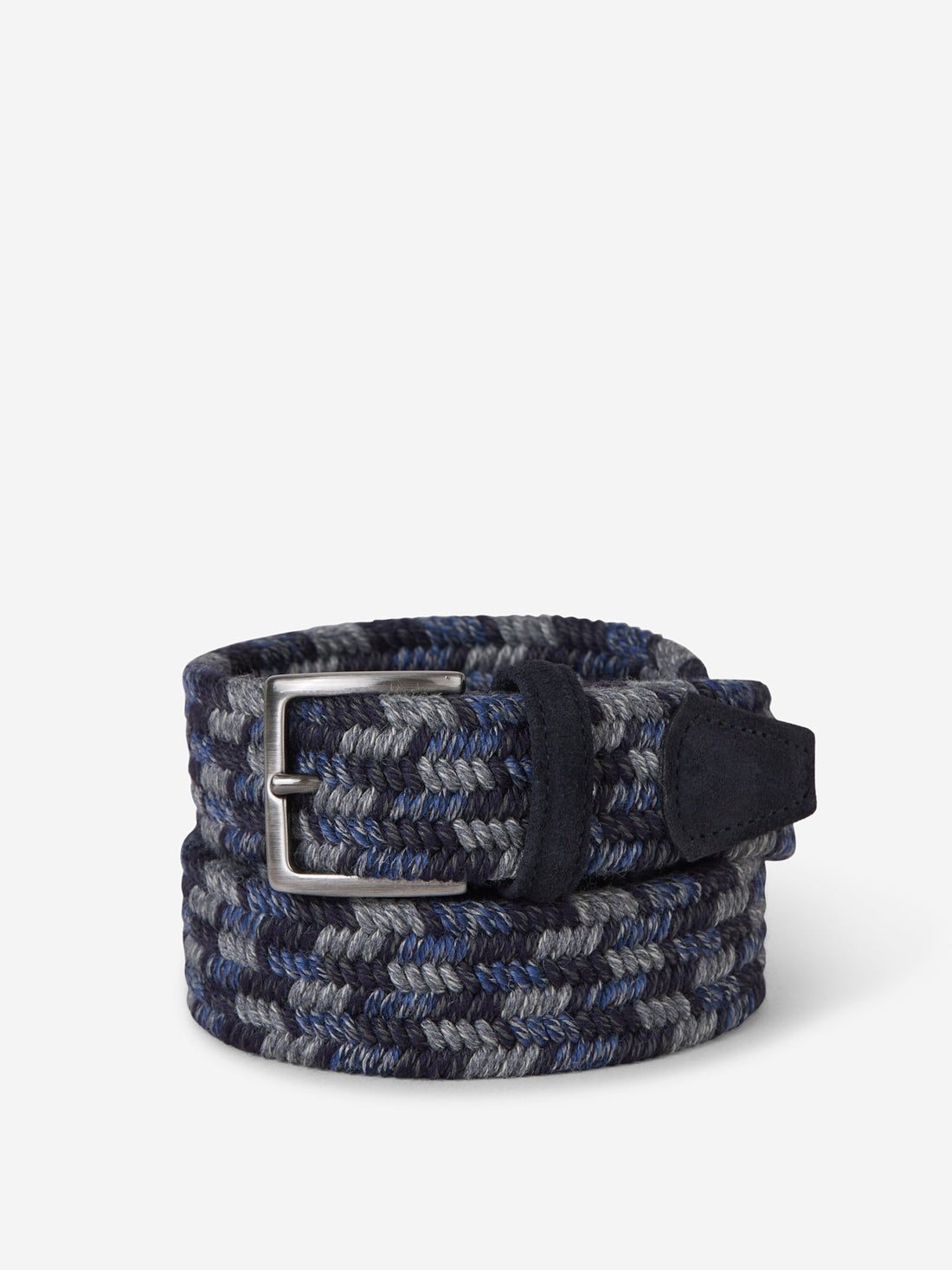 Santa Eulalia Cinturón Trenzado Detalles Ante color Azul Marino sku 622-001062 02 - Foto 2