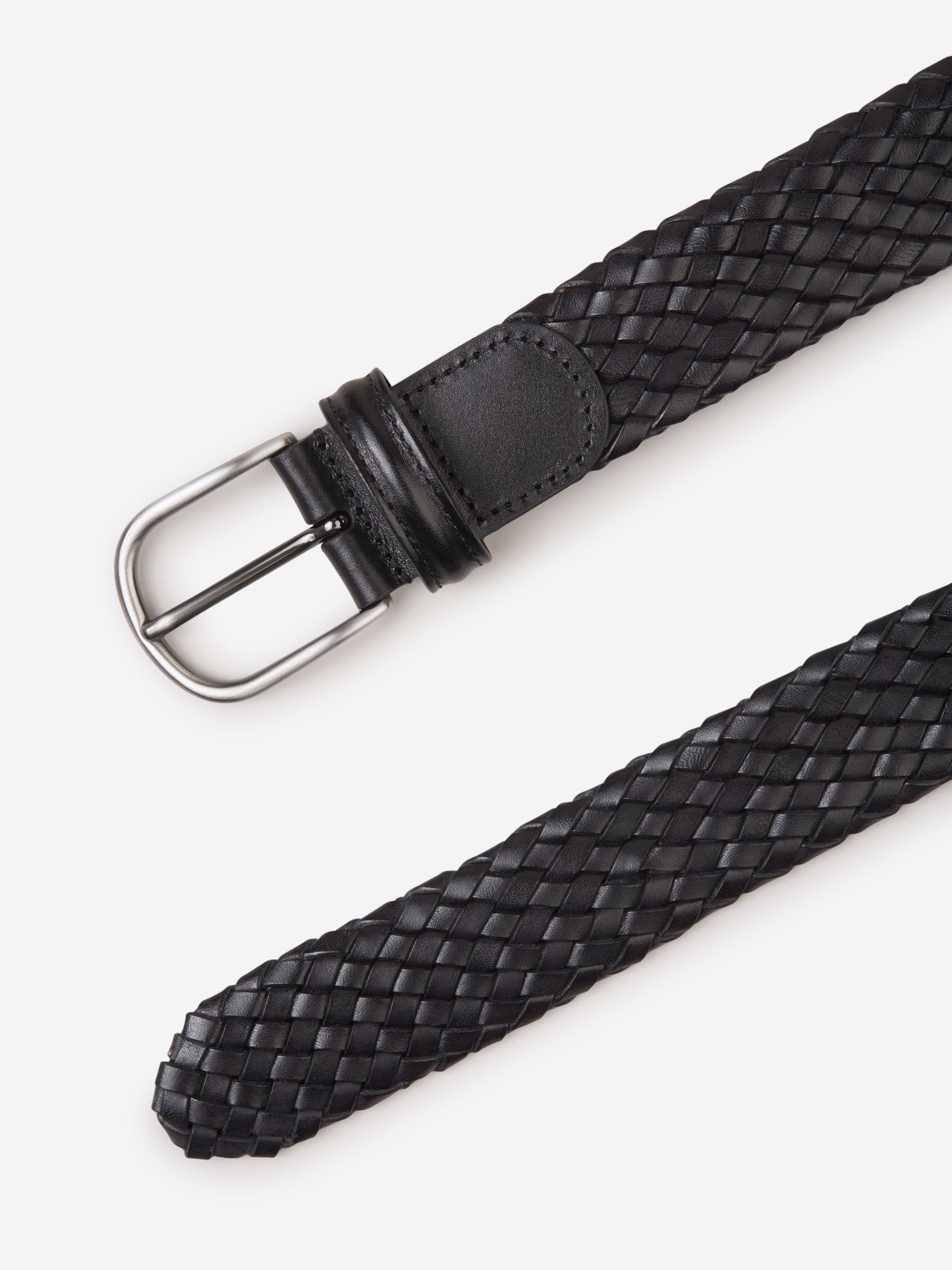 Santa Eulalia Cinturón Trenzado Piel color Negro sku 622-001090 01 - Foto 2