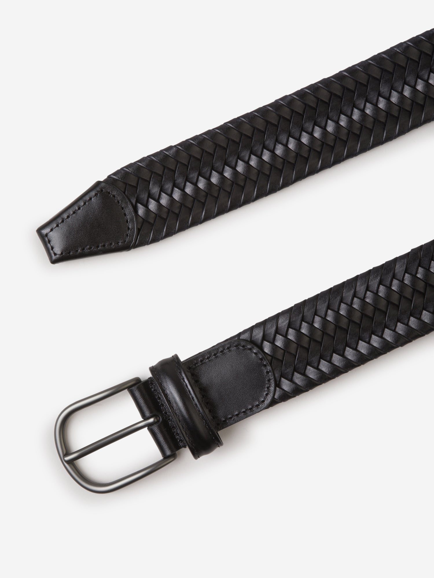 Santa Eulalia Cinturón Trenzado Piel color Negro sku 622-001111 03 - Foto 6