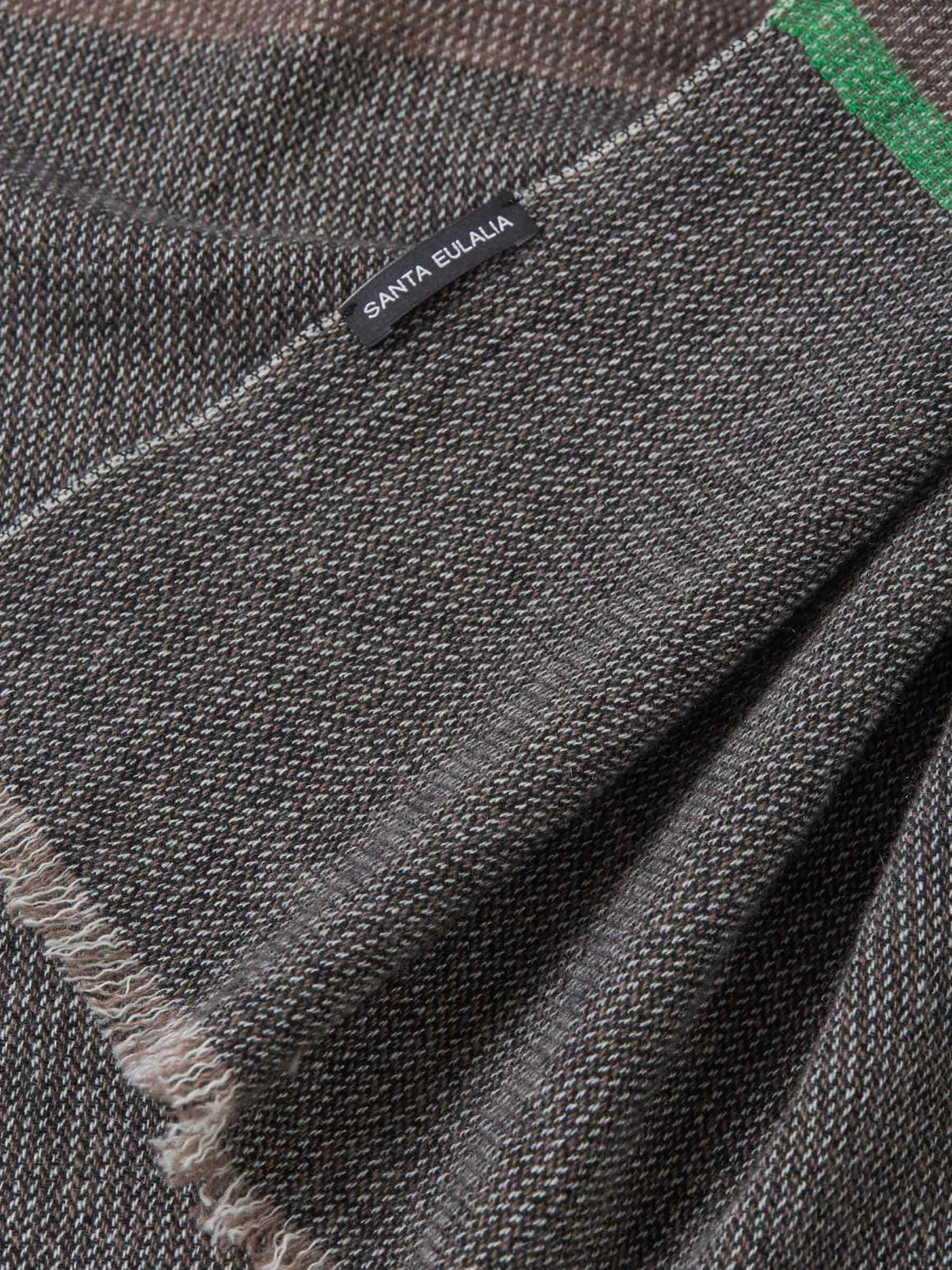 Santa Eulalia Bufanda Ethan Cashmere color Marrón sku 630-001194 03 - Foto 2