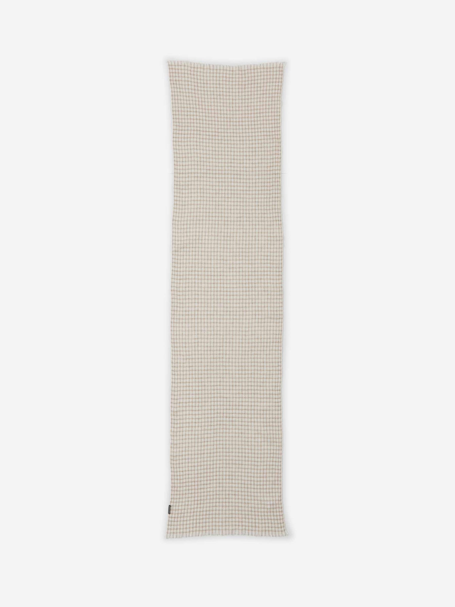 Santa Eulalia Bufanda Cashmere Cuadros color Gris Oscuro sku 630-001196 02 - Foto 1