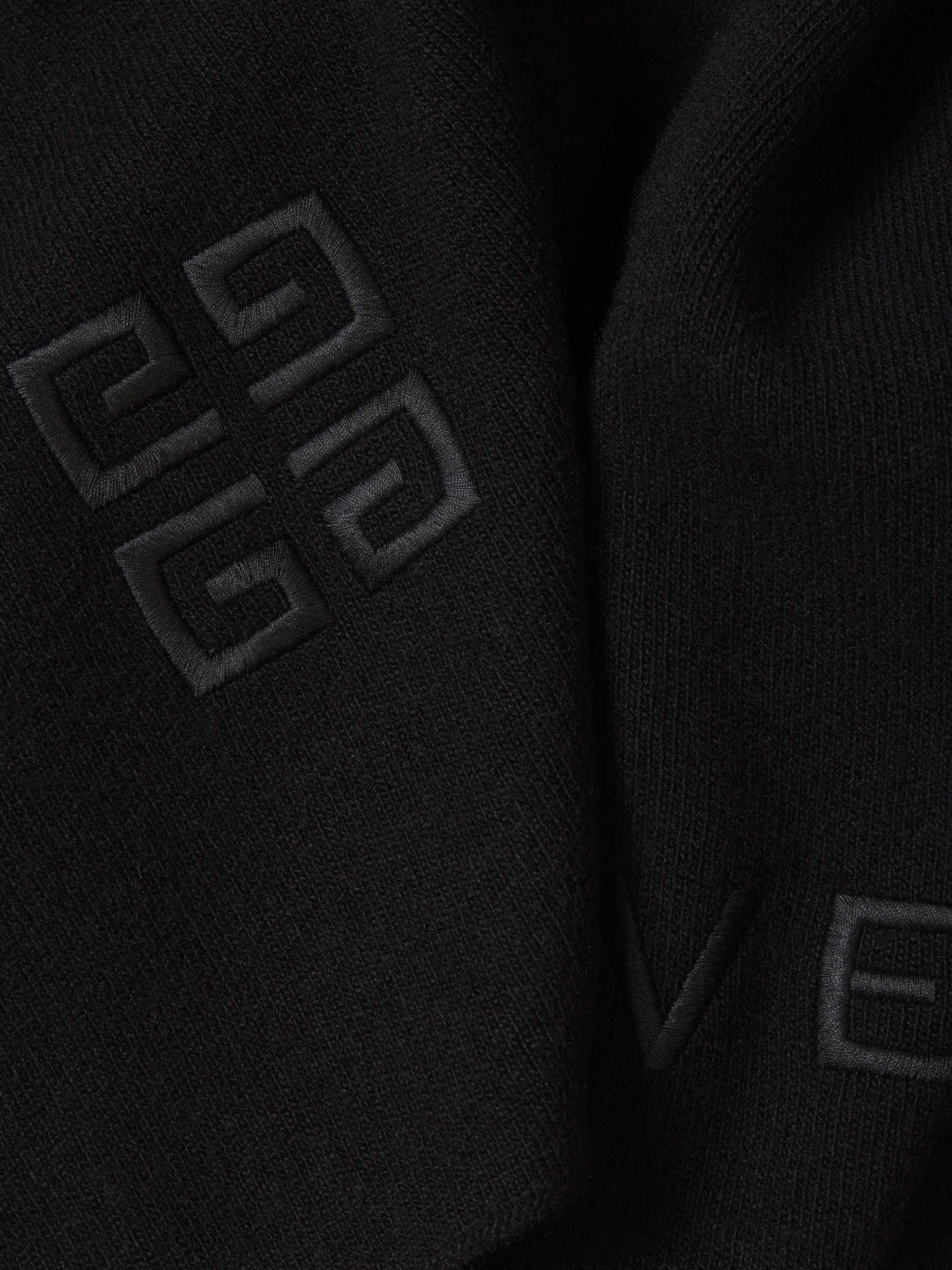 Givenchy Bufanda Logo Lana color Negro sku 630-001312 02 - Foto 3