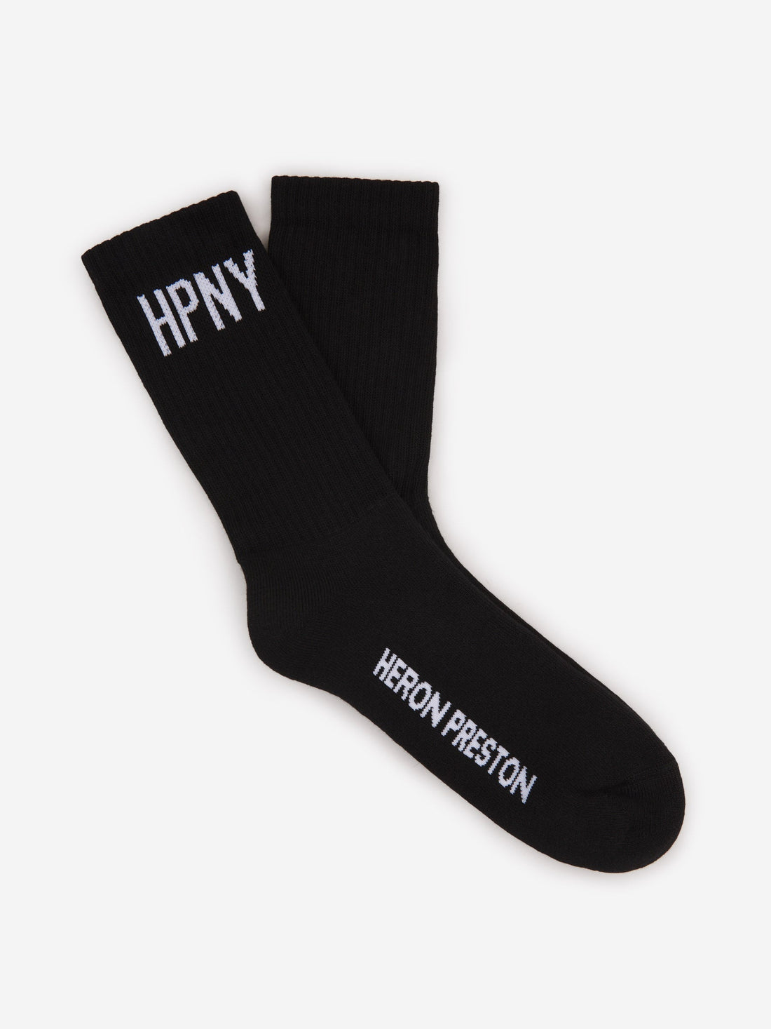 Heron Preston Calcetines Canalé Algodón color Negro sku 641-000191 02 - Foto 1