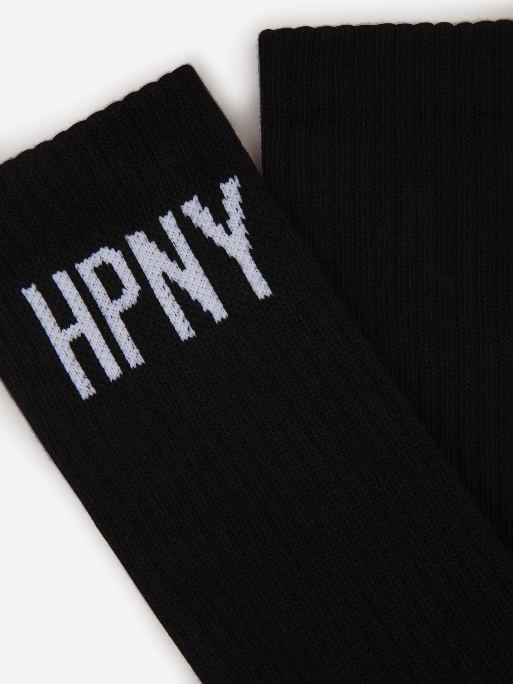 Heron Preston Calcetines Canalé Algodón color Negro sku 641-000191 02 - Foto 2