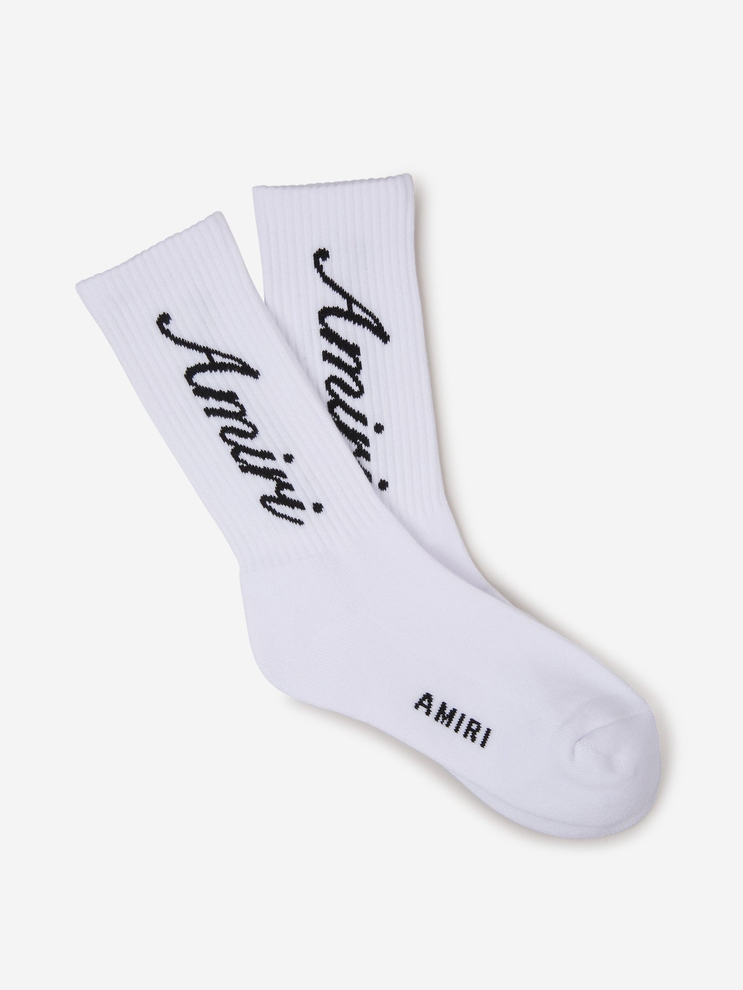 Amiri Calcetines Jacquard Logo color Blanco sku 642-000450 02 - Foto 1