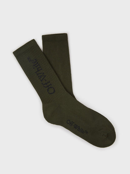 Off-White Calcetines Jacquard Logo color Gris Oscuro sku 642-000452 02 - Foto 1