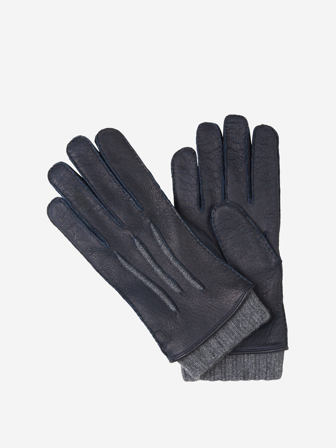 Santa Eulalia Guantes Piel Y Cashmere color Marrón Oscuro sku 680-000092 02 - Foto 1