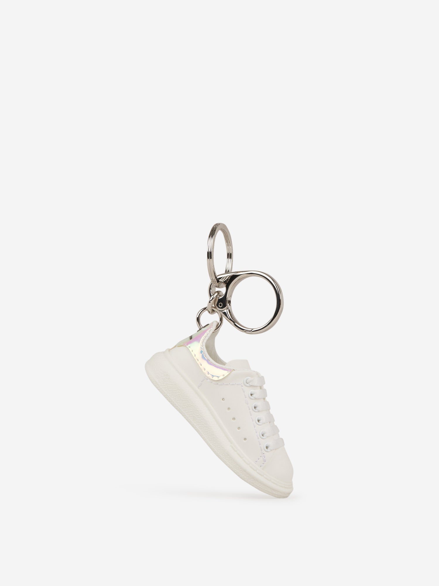 Outlet online Alexander McQueen Hombre Llavero Sneakers Oversized color Blanco sku 681-000034 01 - Foto 1