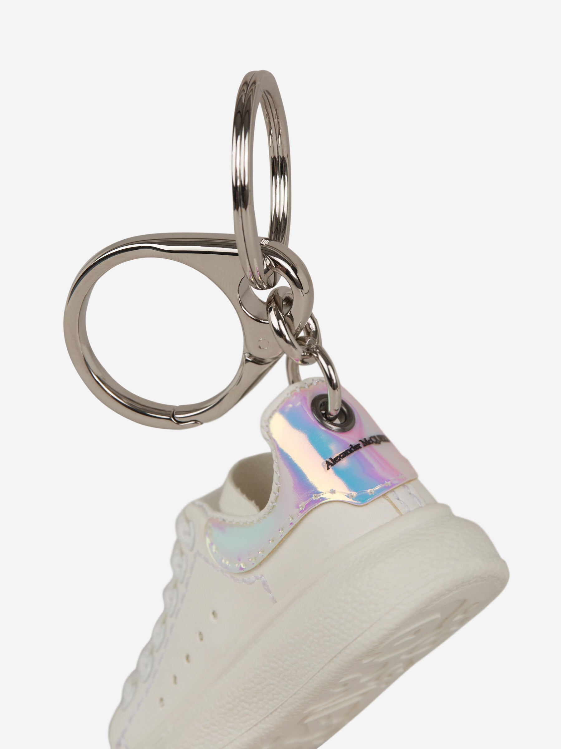Outlet online Alexander McQueen Hombre Llavero Sneakers Oversized color Blanco sku 681-000034 01 - Foto 4