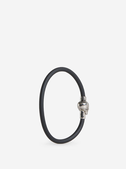 Alexander McQueen Brazalete Skull Cordón color Negro sku 682-000599 01 - Foto 3