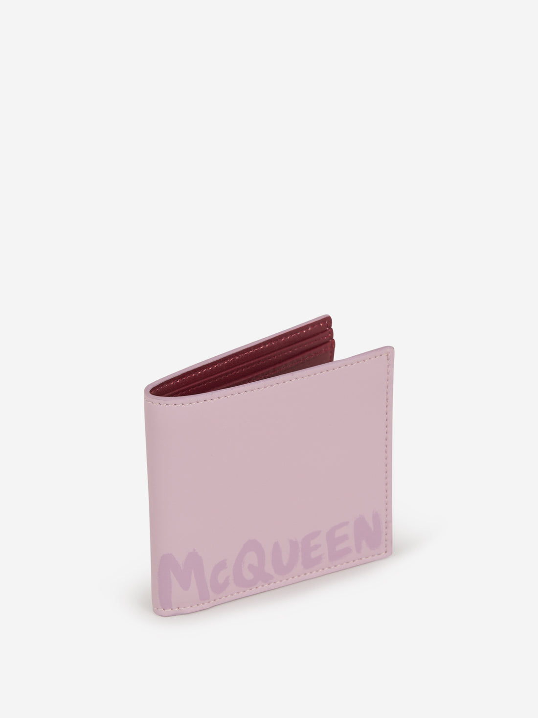 Alexander McQueen Billetero Logo Piel color Lila sku 691-001117 01 - Foto 2