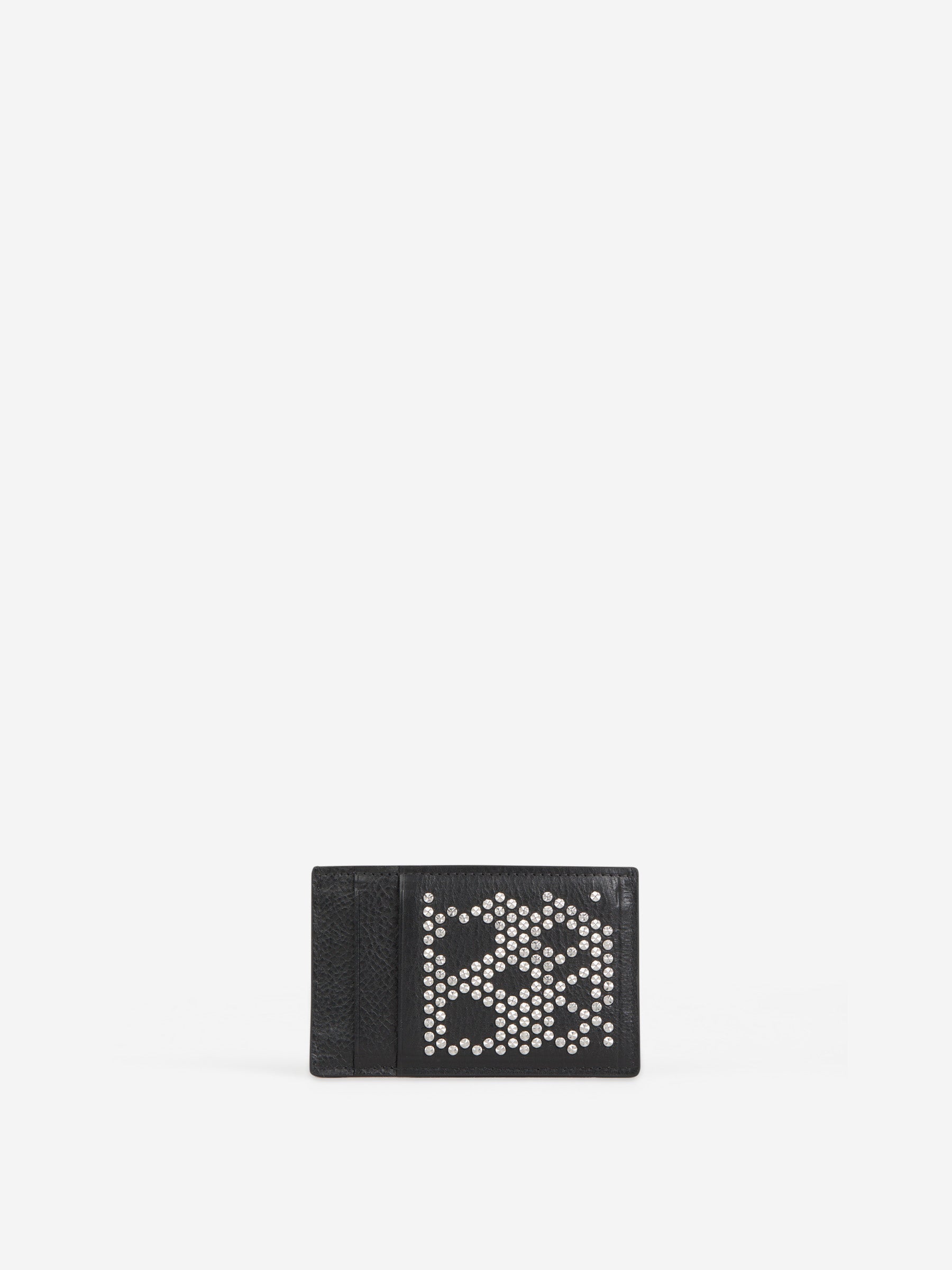 Outlet online Alexander McQueen Hombre Tarjetero Piel Apliques Cristales color Negro sku 691-001147 01 - Foto 3