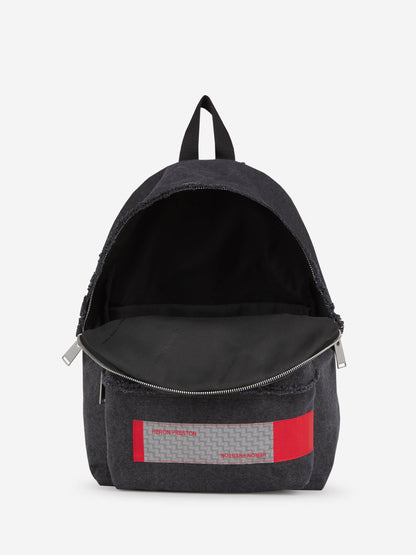 Heron Preston Mochila Deshilachada Parches color Negro sku 692-001430 01 - Foto 4