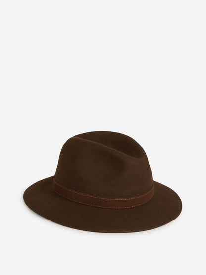 Outlet online Borsalino Hombre Sombrero Alessandria Fieltro color Marron sku 695-000760 01 - Foto 1