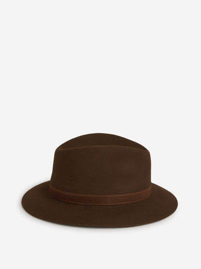 Outlet online Borsalino Hombre Sombrero Alessandria Fieltro color Marron sku 695-000760 01 - Foto 2