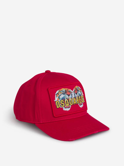 Dsquared2 Gorra Gráfico Parche color Rojo sku 695-000834 02 - Foto 1